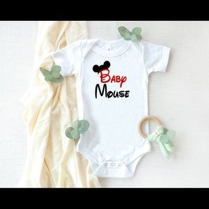 Mickey Mouse Baby Onesie, Mouse Baby Onesie